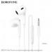 Наушники вкладыши BOROFONE BM100 Max 1,2м, TPE, White с микрофоном.
Материал: ABS+TPE. Вес: 13г.