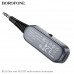 Bluetooth ресивер BOROFONE BC51. Емкость аккумулятора: 140mAh. Время зарядки: 2 часа. Время работы: 7 часов в режиме RX (получение данных) (80% громкости), около 5 часов в режиме TX (передача данных). Материал: ABS-пластик. Размер: 96х21х12мм. Вес: 12г.