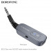 Bluetooth ресивер BOROFONE BC51. Емкость аккумулятора: 140mAh. Время зарядки: 2 часа. Время работы: 7 часов в режиме RX (получение данных) (80% громкости), около 5 часов в режиме TX (передача данных). Материал: ABS-пластик. Размер: 96х21х12мм. Вес: 12г.