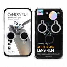 Защитные линзы для камеры iP 16/16 Plus Full Fit, цвет Silver Защитные линзы для камеры iP 16/16 Plus Full Fit, цвет Silver