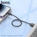 Кабель Lightning HOCO X96 0,25м, 2.4A, 12W, ПВХ, Black. Вес:10г.