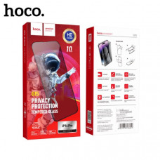 Стекло защитное Hoco G15 iP 14 Pro антишпион 0.33мм