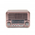 Радиоприемник портативный GOLON RX-7070 BT Rose (FM/AM/SW, USB, TF, BT, 1х18650, кабель MicroUSB)