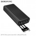 Внешний аккумулятор 20000 mAh Borofone BJ79A с 3мя кабелями Black
Емкость: 20000mAh 74Wh. Номинальная емкость: 11000mAh. Вход: USB-C/USB-A кабели: 5V/2A. Выход: USB-A: 5V/2A. USB-C/IP кабели: 5V/2A. LED индикатор уровня заряда батареи. Материал: ABS+PC. Р