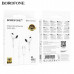 Наушники вкладыши BOROFONE BM100 Max, аудио разъем Type-C, с микрофоном,  White. Материал: ABS+TPE. Динамик: 14мм. Длина кабеля: 1.2м. Вес: 13г.