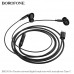 Гарнитура вакуумная BOROFONE BM100 Pro, аудио разъем Type-C, с микрофоном, Black. Материал: ABS+TPE. Динамик: 10мм. Длина кабеля: 1.2м.
