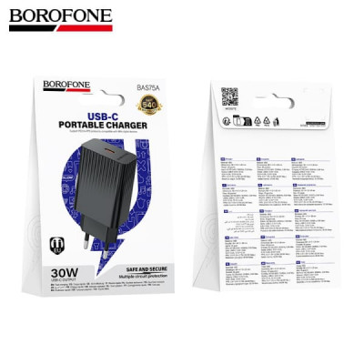 СЗУ-USB-C BOROFONE BAS75A PD30W, Black