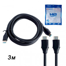 Кабель HDMI-HDMI 3м LIVE-POWER H219 4K 2.0V резиновый