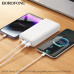 Внешний аккумулятор 20000 mAh Borofone BJ80A 22.5W+PD20W White
Емкость: 20000mAh 74Wh. Номинальная емкость: 11000mAh. Вход: USB-C/Micro-USB: 18W. Выход: USB-A1/A2: 22.5W, USB-C: 20W. Общий: 5V/2A. LED индикатор уровня заряда батареи. Размер: 146х69х29мм. 