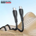 Кабель USB-C/USB-C BOROFONE BX121 1м, 3A, PD60W, ПВХ, Black