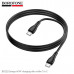 Кабель USB-C/USB-C BOROFONE BX121 1м, 3A, PD60W, ПВХ, Black