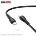 Кабель USB-C/USB-C BOROFONE BX121 1м, 3A, PD60W, ПВХ, Black