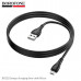 Кабель Micro USB BOROFONE BX121 1м, 2.4A, ПВХ, Black.