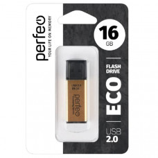 USB флеш-диск 16Gb Perfeo E03 Gold economy series