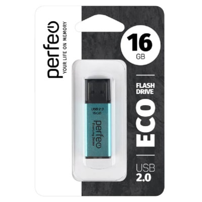 USB флеш-диск 16Gb Perfeo E03 Green economy series