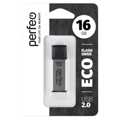 USB флеш-диск 16Gb Perfeo E03 Silver economy series