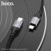 Кабель USB-C Lightning HOCO X102 Fresh 1м, PD27W, нейлон, Black.
Вес:23г.
