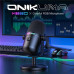 Микрофон проводной Игровой ONIKUMA с RGB M830 (порт USB, конденсаторный- ядро 14 мм, чувствительность 38 дБ, соотношение синал/шум 70 дБ, частотная характ-ка 50Гц-20 кГц, частота дискредитации 48 кГц)
