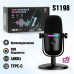Микрофон проводной Игровой ONIKUMA с RGB M830 (порт USB, конденсаторный- ядро 14 мм, чувствительность 38 дБ, соотношение синал/шум 70 дБ, частотная характ-ка 50Гц-20 кГц, частота дискредитации 48 кГц)