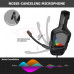 Гарнитура проводная полноразмерная игровая ONIKUMA K20 Black (RGB наушники 40мм, чувствительность 108 дБ, частота 20Hz-20КГц, микрофон полнонаправленный 38 дБ, длина провода 2,2м, разъем USB+3.5мм)
