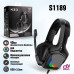 Гарнитура проводная полноразмерная игровая ONIKUMA K20 Black (RGB наушники 40мм, чувствительность 108 дБ, частота 20Hz-20КГц, микрофон полнонаправленный 38 дБ, длина провода 2,2м, разъем USB+3.5мм)