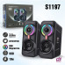 Активная колонка  ONIKUMA L6 Black 5Wх2 (Bluetooth/питание USB 5V 1A, частота 50Hz-16KHz,кабель 1,6м, размер 80х115х174 мм)