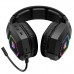 Гарнитура игровая беспроводная полноразмерная BT ONIKUMA GT806 Black (BT 2.4G, RGB наушники 50мм, чувствительность 117 дБ, частота 20Hz-20КГц, разъем Type C, аккумулятор 1000 мА)