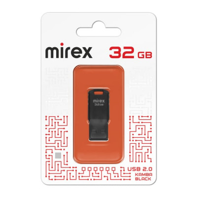 USB флеш-диск 32Gb MIREX Kamba Black (ecopack)