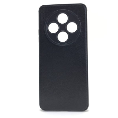 Чехол кожаный Xiaomi Redmi 14С, цвет Черный