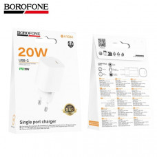 СЗУ-USB-C BOROFONE BA103A PD20W, White