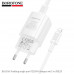СЗУ-USB-C (Type-C)-Lightning BOROFONE BA103A 1м, PD20W, White