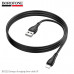 Кабель Lightning BOROFONE BX121 1м, 2.4A, ПВХ, Black (1/360)