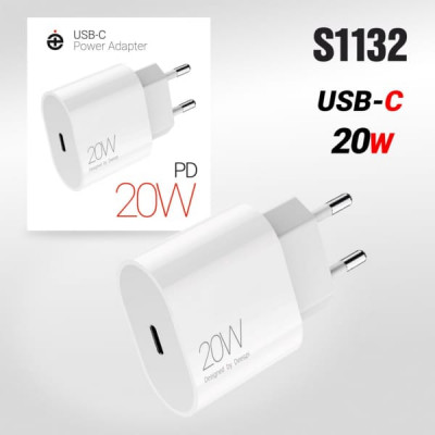 СЗУ-USB-C Deespi DE01 PD20W White