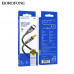 Аудио переходник Type-C(AM)-Jack3,5(AM) Borofone BL19 Creator 1м, TPE, Black