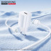 СЗУ-USB Lightning BOROFONE BA101A Pudding 1м, 2.1A, White.