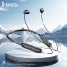Гарнитура Bluetooth для спорта вкладыши HOCO DM50 Black. BT V5.3. Емкость батареи: 500мАч. Время зарядки: 3 часа. Время работы в режиме воспроизведения музыки: 80часов. Время ожидания: 800часов. Общая длина наушников 89см.