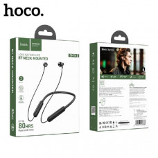 Гарнитура Bluetooth для спорта вкладыши HOCO DM50 Black. BT V5.3. Емкость батареи: 500мАч. Время зарядки: 3 часа. Время работы в режиме воспроизведения музыки: 80часов. Время ожидания: 800часов. Общая длина наушников 89см.
