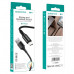 Кабель Micro USB BOROFONE BX54 1м, 2.4A, шнуровой, Black, В РАЗОБРАННОМ ВИДЕ АКЦИЯ!!! Кратно 100 шт!