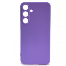 Чехол силиконовый Silicone Cover Samsung S25+, цвет Viola (Soft-touch)
