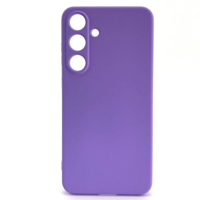 Чехол силиконовый Silicone Cover Samsung S25+, цвет Viola (Soft-touch)