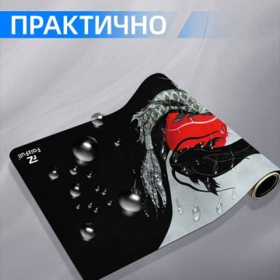 Коврик для мышки тканевый игровой FaizFull PAD96 Инь Янь 90х40см