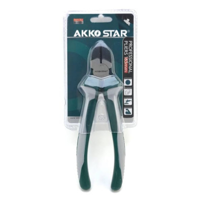 Диагональные кусачки AKKOSTAR бокорезы 8 183мм