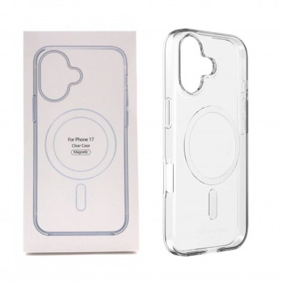 Чехол MagSafe Clear Case iP 17 Magnetic