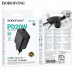 СЗУ-USB-USB-C BOROFONE BA96A PD20W+QC3.0 18W, Black с цифровым дисплеем.