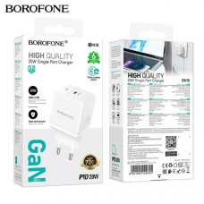 СЗУ-USB-C BOROFONE BN18 GaN PD20W, White