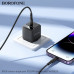СЗУ-USB-C (Type-C)-Lightning BOROFONE BN18 GaN PD20W, Black. Кабель 1м.