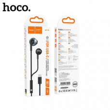 Наушники вкладыши HOCO M115 Sagacious, аудио разъем Type-C, Black