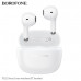 Гарнитура вкладыши Bluetooth Borofone FQ11 White. BT 5.4. Емкость: зарядный чехол 300mAh; гарнитура 30mAh. Время работы: 4 часа. Материал: ABS. Размер: 51.5 х49.2х21.3мм; Вес: 38г. Поддержка переключения ведущий-ведомый, переключение песен, вызов сири и д