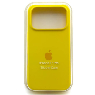 Чехол iP 17 Pro Silicone Case (29  Lemonade)