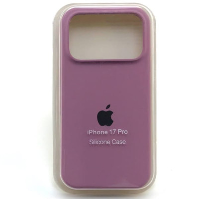 Чехол iP 17 Pro Silicone Case (19 Lavanda Gray)